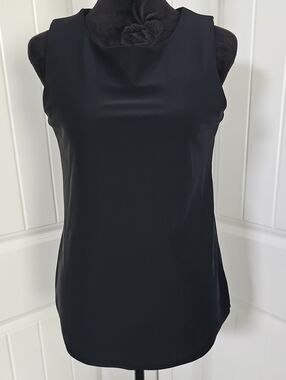 Spunkwear Classic Black Sleeveless Shell Top - Women Size medium.